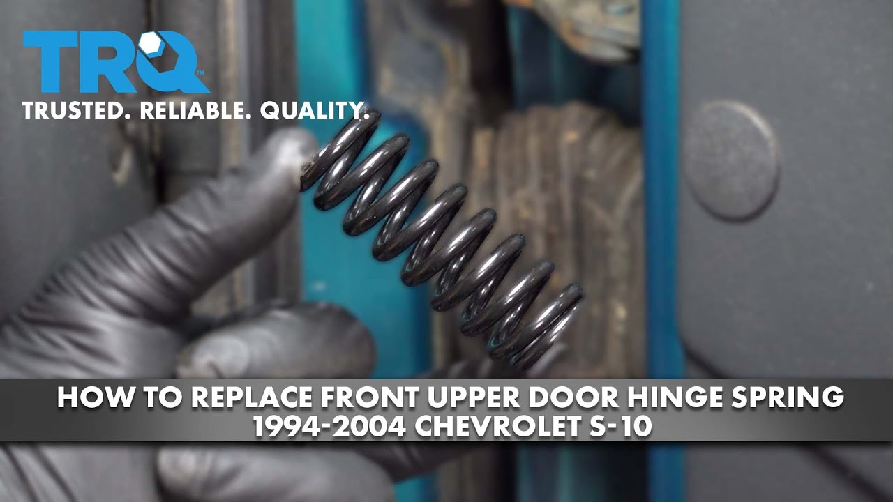 How to Replace Front Upper Door Hinge Spring 1994-2004 Chevrolet S-10
