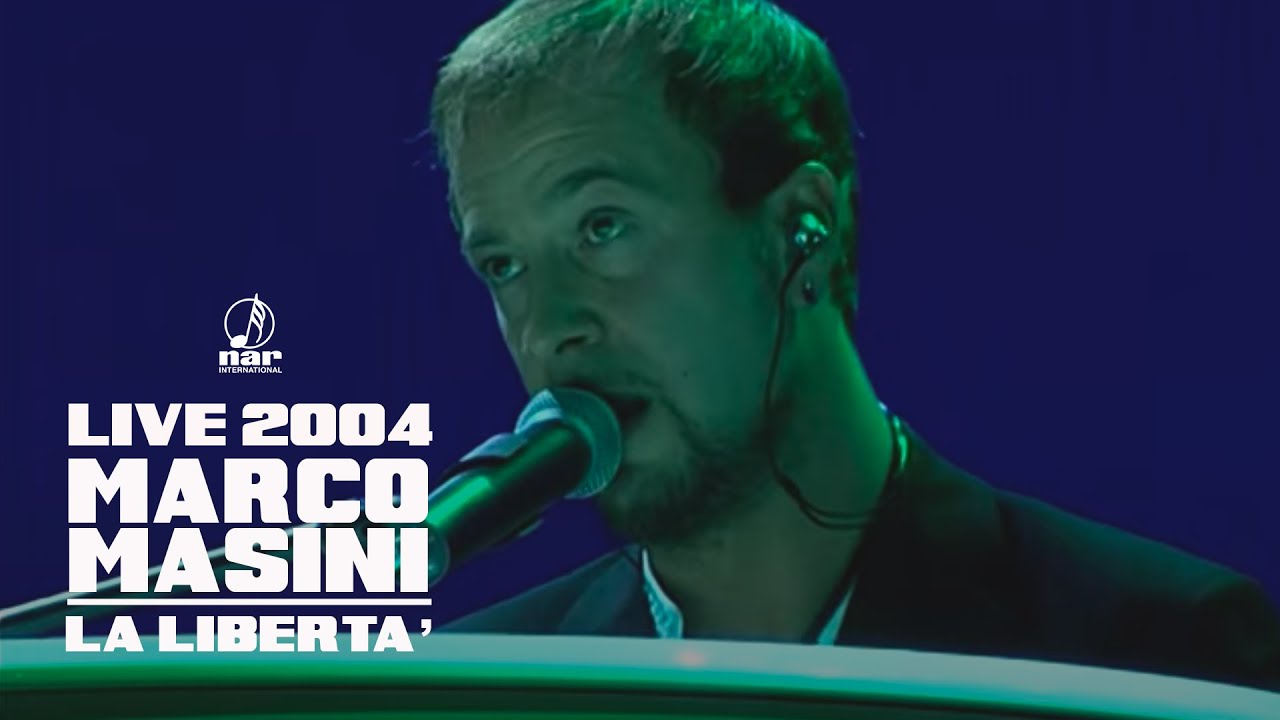 Marco Masini - La Libertà (Official video Live 2004)