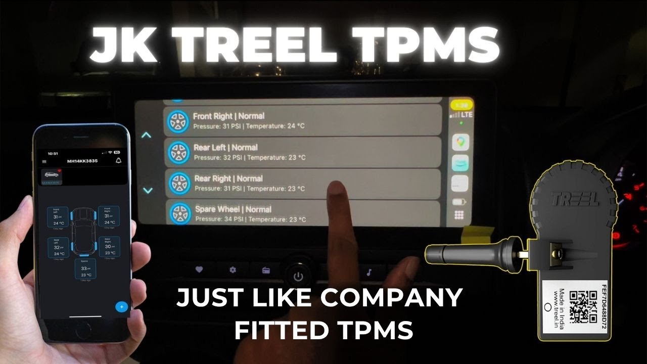 JK Treel TPMS Unboxing, Installation & Review 🚗🚗 | Watch This Before You Buy JK Treel TPMS