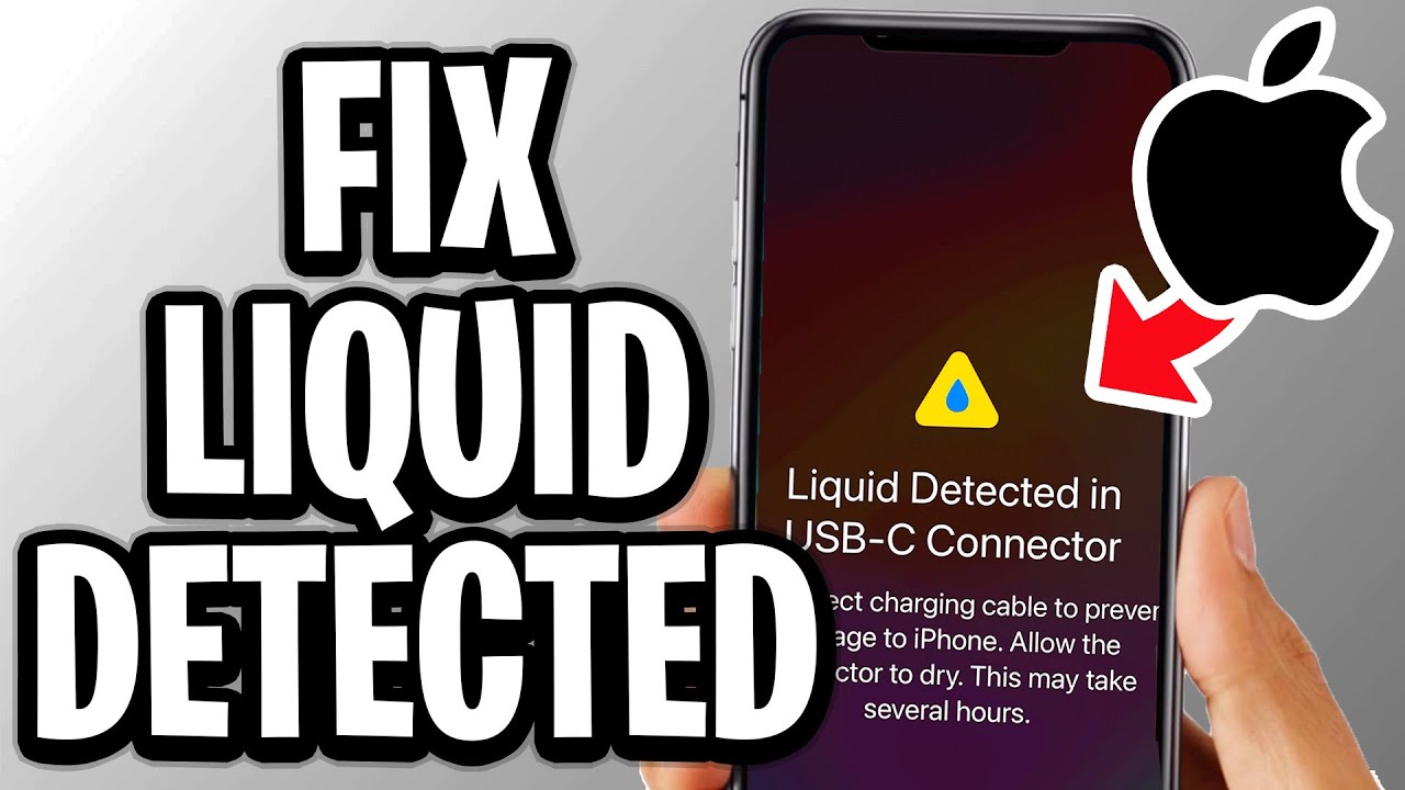 How To Fix Charging Not Available (Liquid Has Been Detected On iPhone) - Full Guide