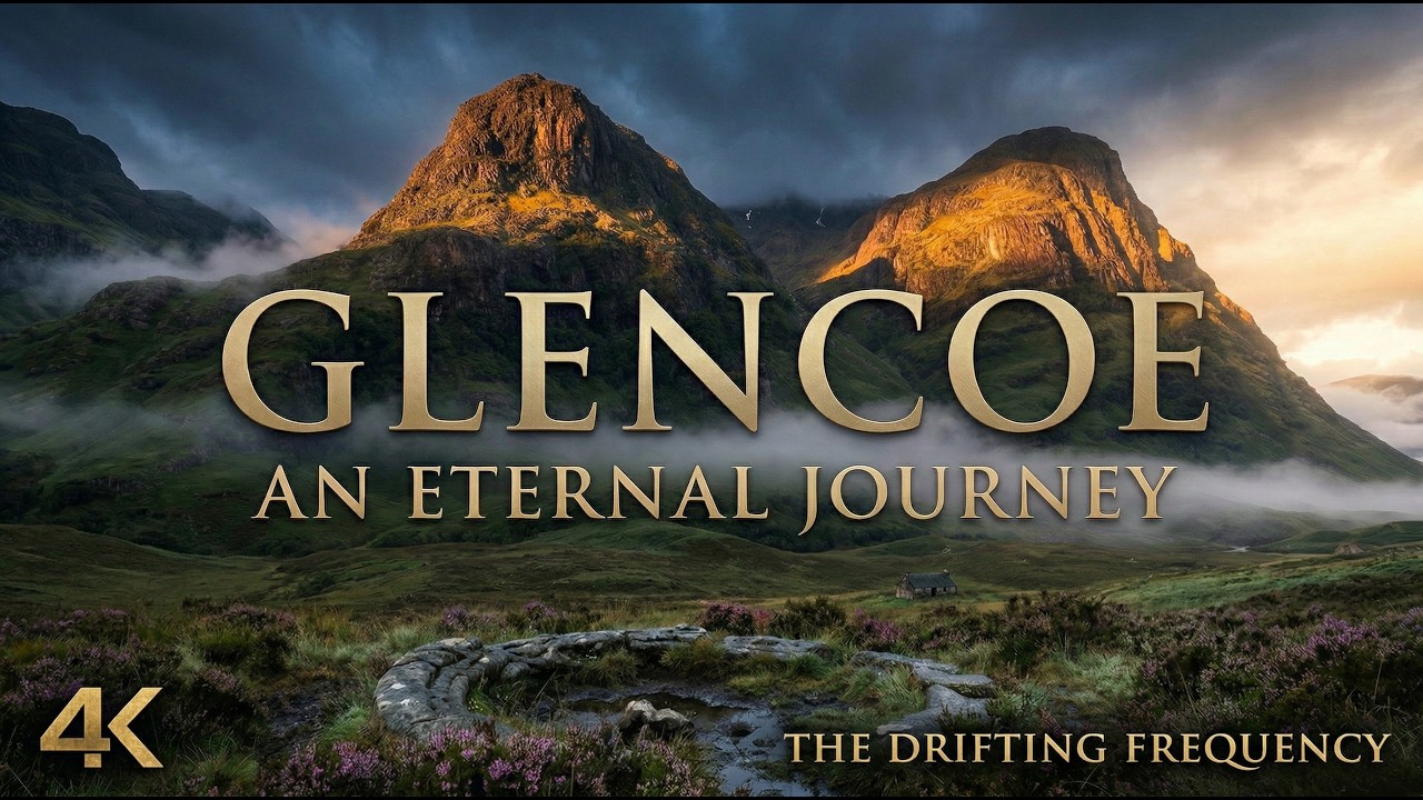 GLENCOE, SCOTLAND 🌧️ Atmospheric Ambient Journey for Sleep, Focus & Relaxation (4K)