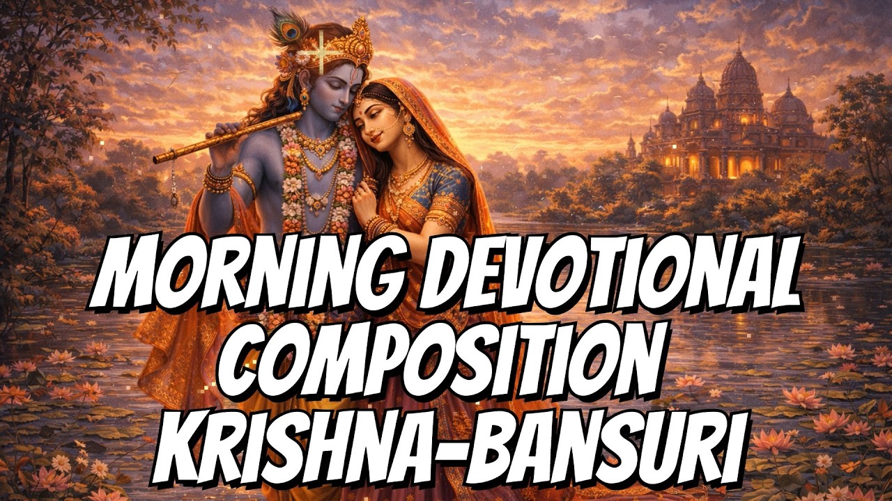 Morning  Divine Flute of Lord Krishna 🦚 | Peaceful Devotional Instrumental Music