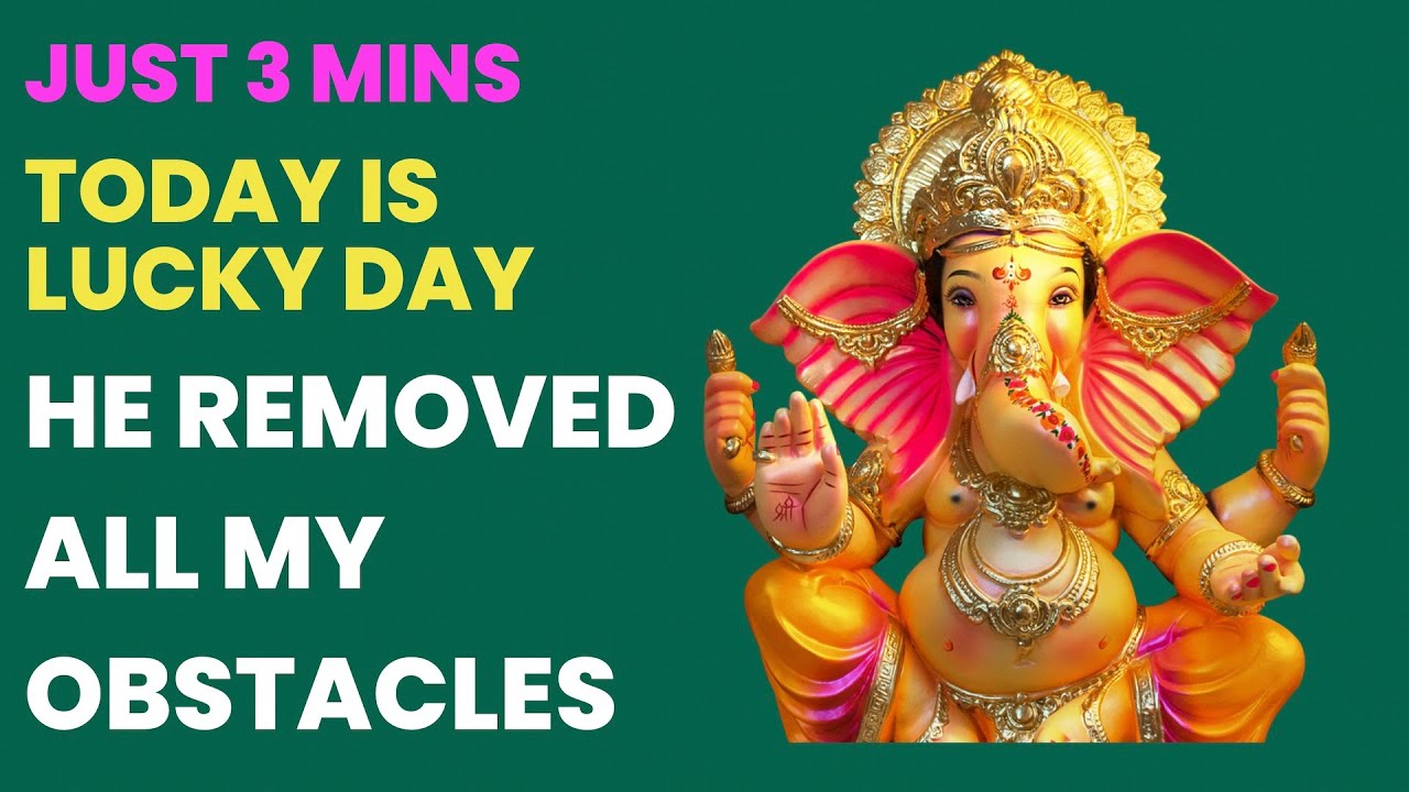 [Ganesh Mantra] Remove Today's Obstacles - Vakratunda Mahakaya | Devasya - Brings Good Luck
