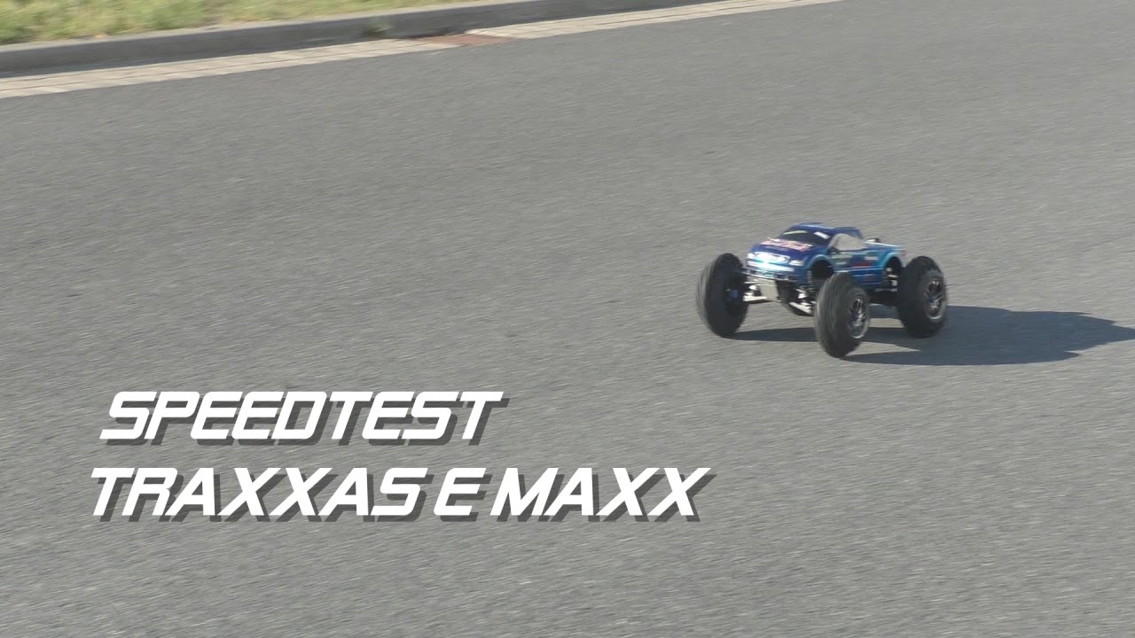 Traxxas E Maxx Mamba X Speedtest 4s & 6s Full HD