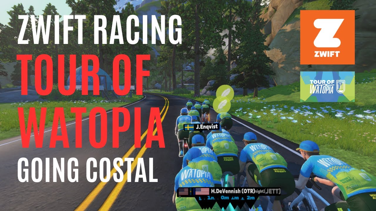 Zwift Racing - Tour of Watopia - Stage 4 - Going Coastal