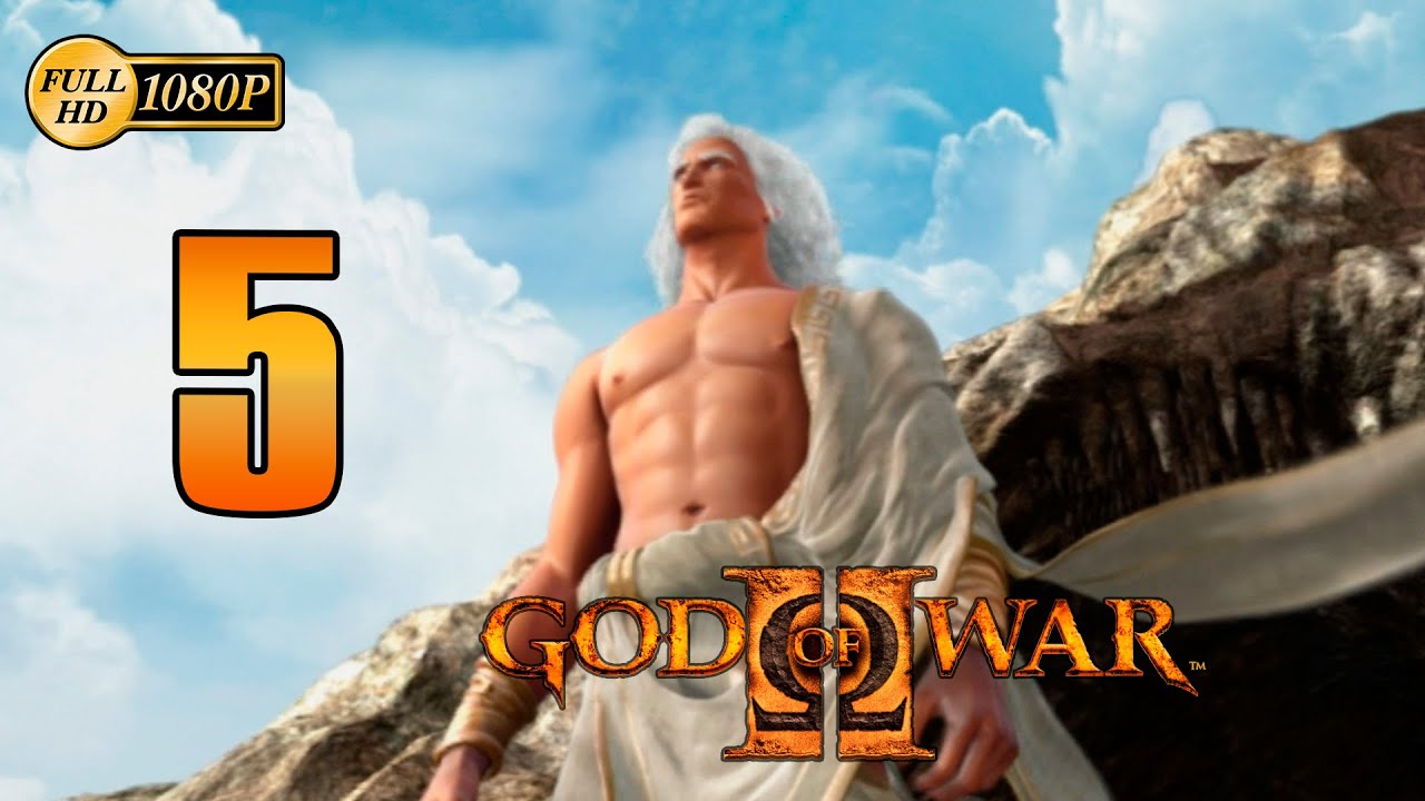 God of War 2 HD Kratos vs Teseo Walkthrough Parte 5 Español Gameplay Cronos padre de Zeus 1080p