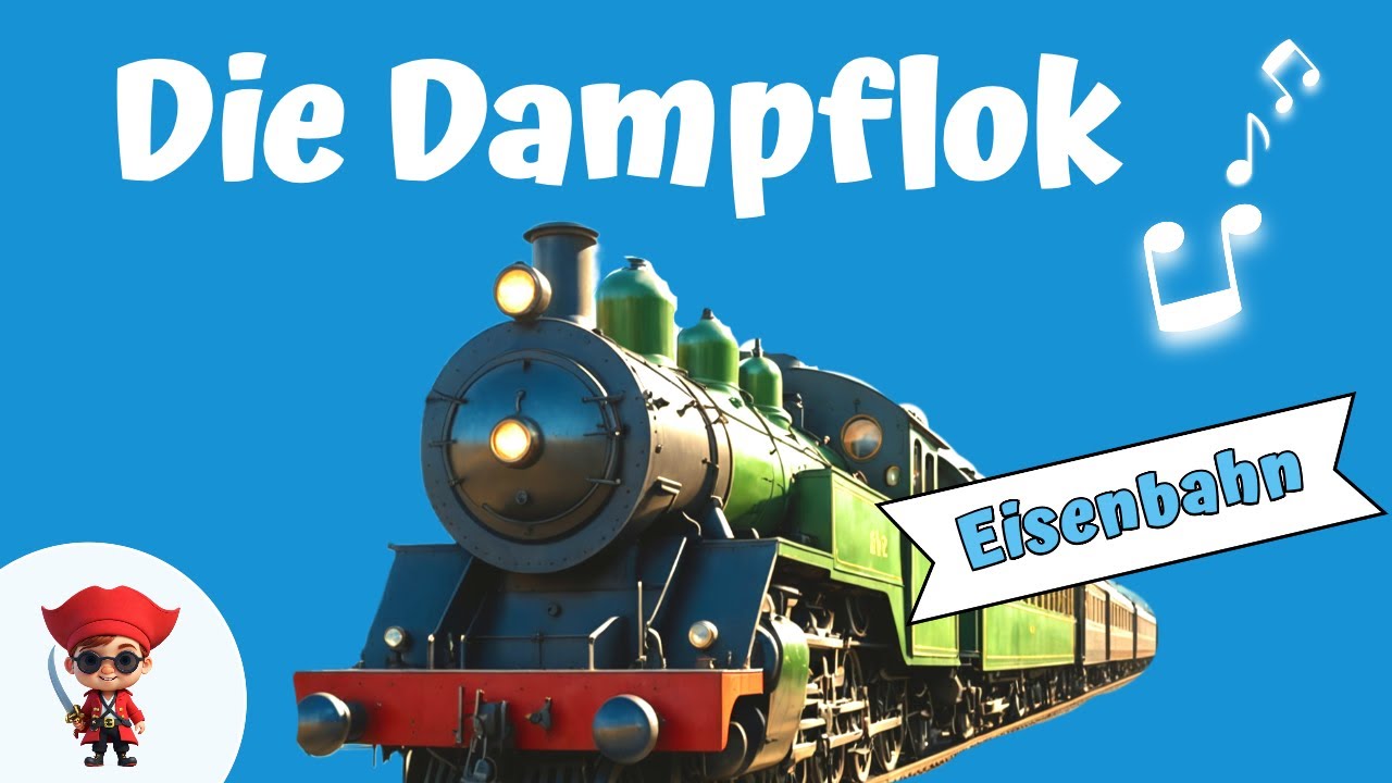 🚂 Die Dampflok &ndash; Das neue Eisenbahnlied f&uuml;r Kinder von den Tonpiraten! 🎶
