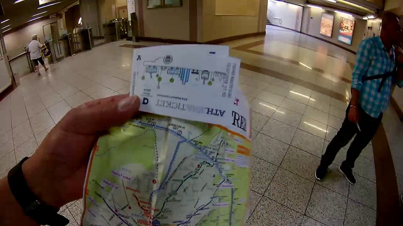 Metro Athen 2018  - so fahrt Ihr richtig - Wochenkarte
