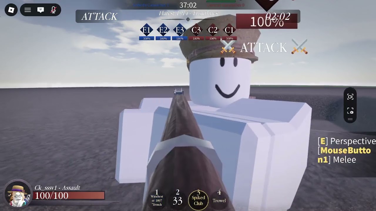 Roblox Entrenched ww1: new America weapons test
