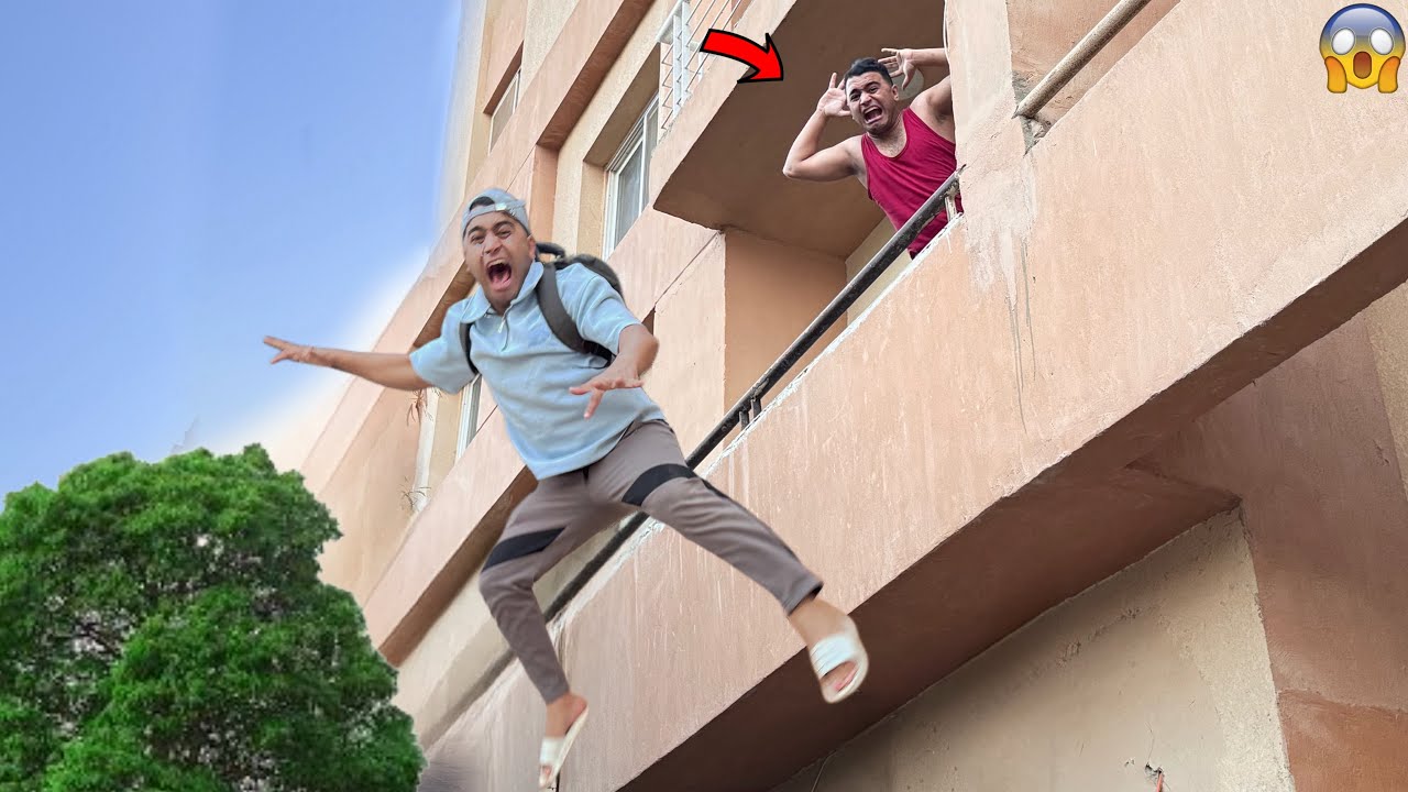 رميت عمر من البلاكونه بعد مسرق مني فلوس 😱 |عمر نصر