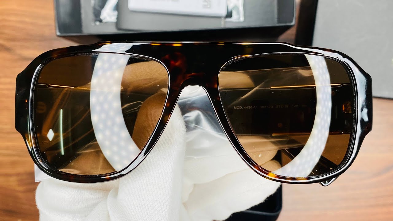 Xship.vn: Versace Men Fashion 57mm Havana Sunglasses VE4436U-108-73
