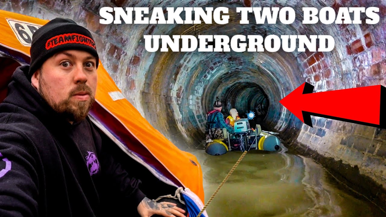 SNEAKING INTO THE UNDERGROUND BY BOAT (BRISTOL HIDDEN TUNNELS)