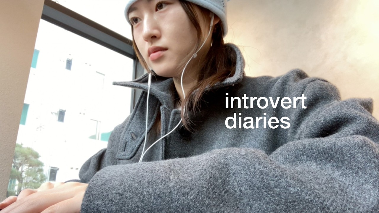 introvert diaries 📑 study sessions, solo cafe hopping, and meeting friends in korea