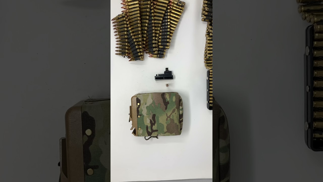 How to load Tribe Tactical Supply BFM-200 round, M249 SAW Pouch, Nut Sack