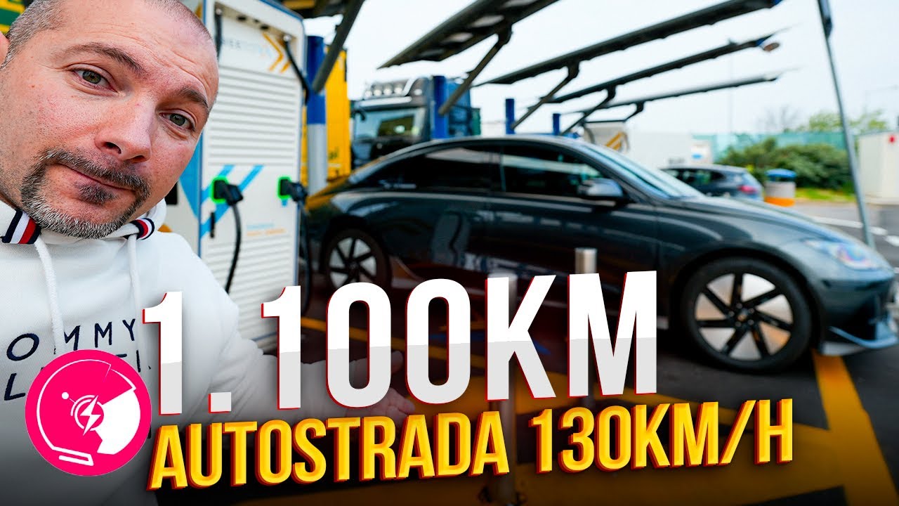 1000km Hyundai IONIQ 6 RWD 77kWh - LA SFIDA 135km/h - Tempi, Curva di ricarica, Autonomia e Costi