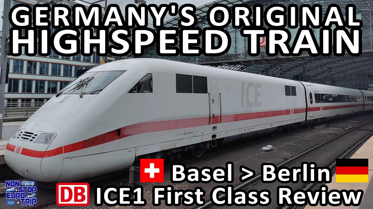 ОРИГИНАЛЬНЫЙ СКОРОСТНОЙ ПОЕЗД В ГЕРМАНИИ / БАЗЕЛЬ В БЕРЛИН DB ICE 1 ОБЗОР ПЕРВОГО КЛАССА