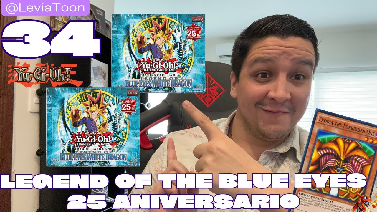 Yugioh 🔥Legend of the blue eyes 25th aniversario 🔥MEGA APERTURA - NOS SALE EXODIA!