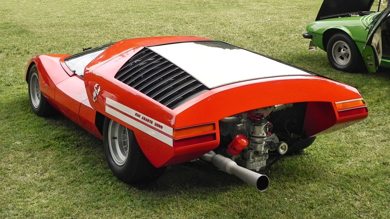 1969 Fiat Abarth 2000 Scorpio Concept Car Amazing Sound