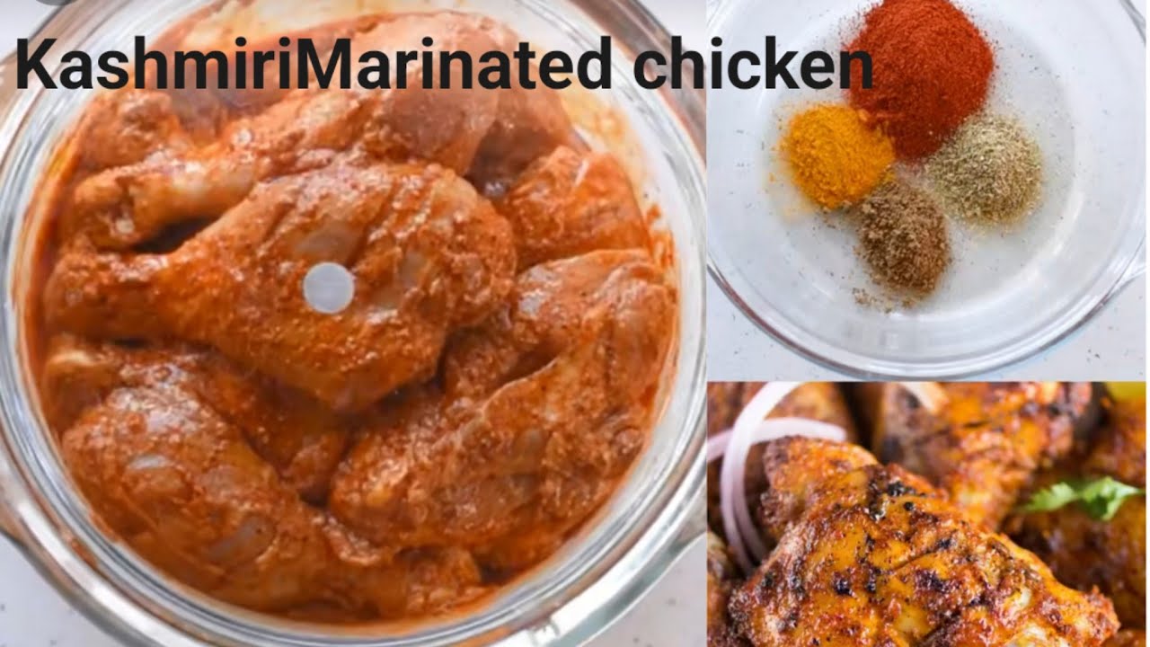 Kashmiri Marinated Chicken Recipe  |Watch Now|