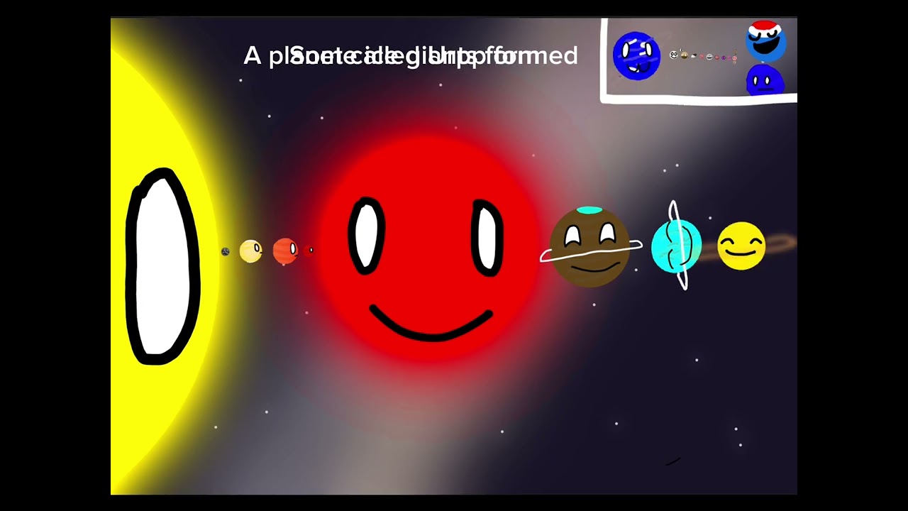 Solar system but  something random happen (credits to @ThatOneBtypeStar  for the idea)￼