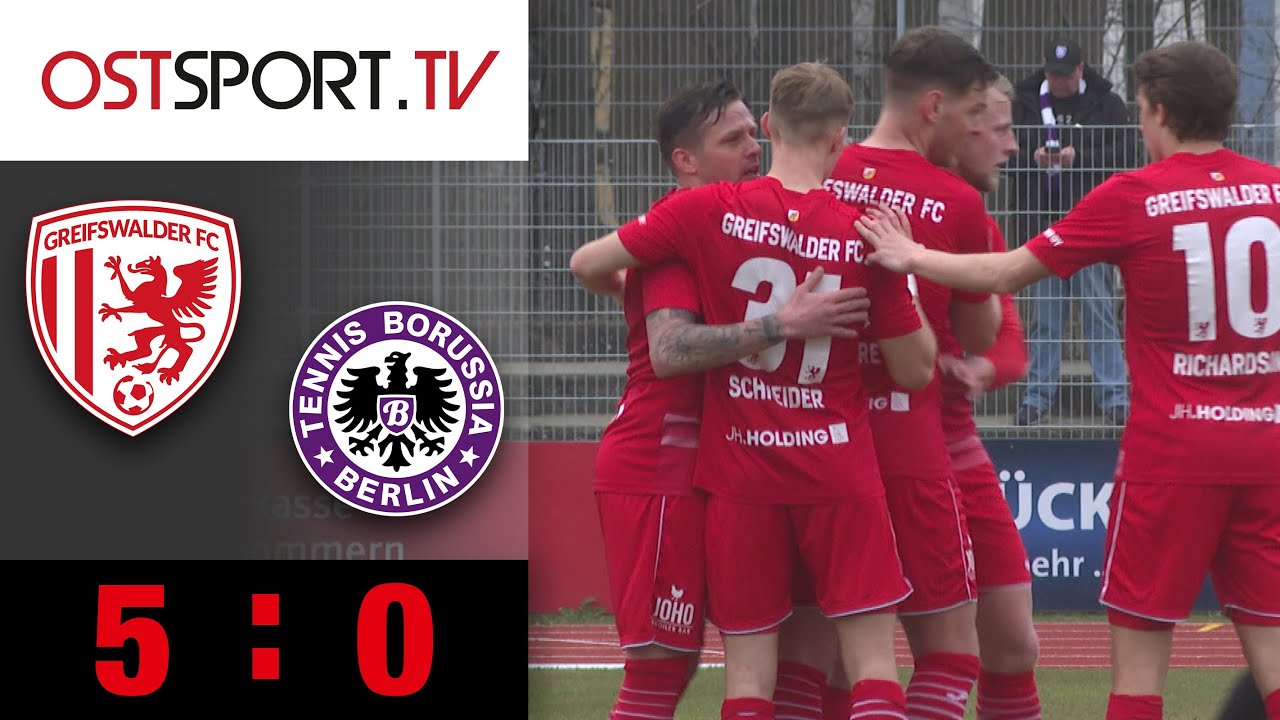GFC Ol&eacute;! 5-Tore-Packung mit Beigeschmack: Greifswald - TeBe 5:0 | Regionalliga Nordost