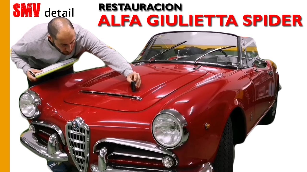 🎬 Como restaurar un COCHE CLASICO | Alfa Giulietta  Spider 💎💎