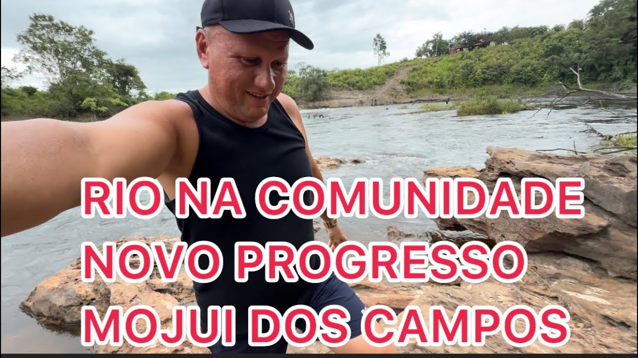 Rio na Comunidade Novo Progresso município da cidade de Mojuí dos Campos Pará!