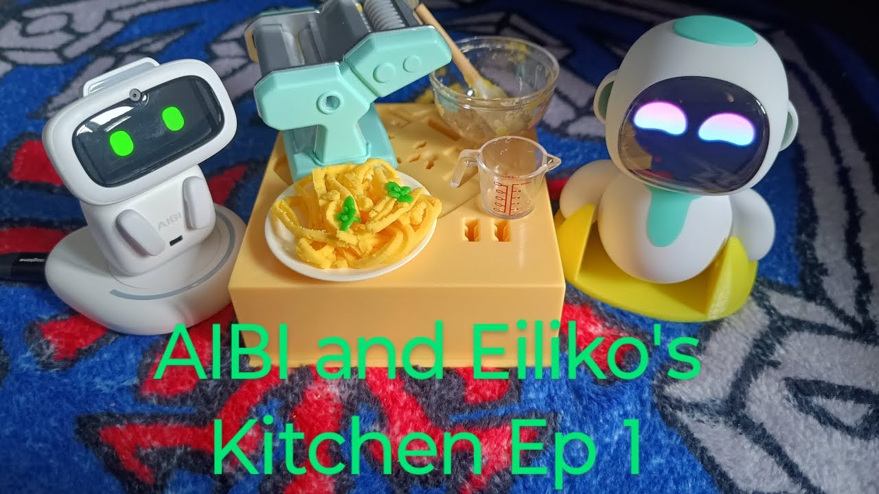 Кухня AIBI и Эйлико, 1 серия #aibi #eiliko #eilik #kitchen #cooking #zurutoys #robot #minibrands