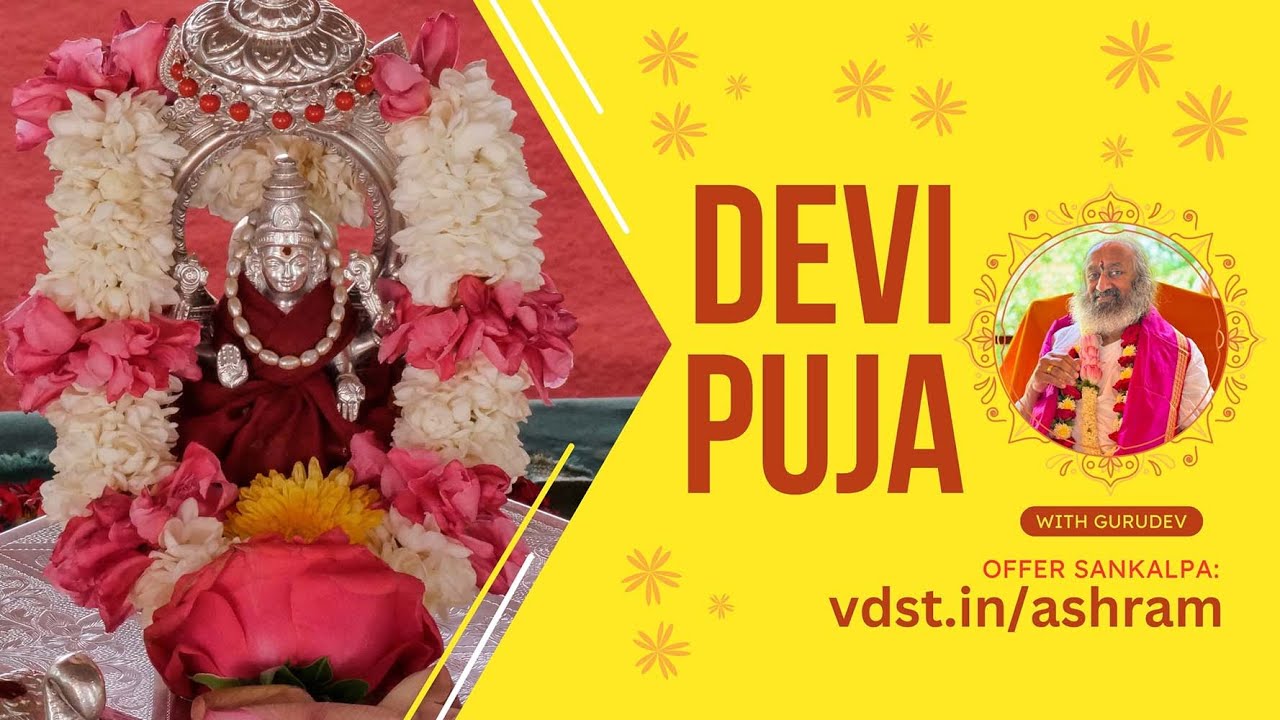 Devi Puja with Gurudev | 10 Jan 2025 | Live From VDS Bangalore Ashram