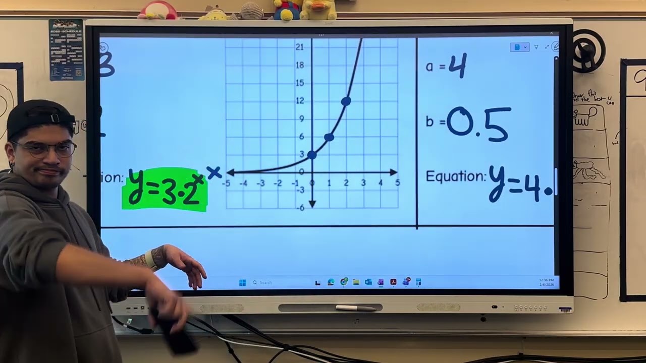Exponential Function - From Graph, Table, Graphing 