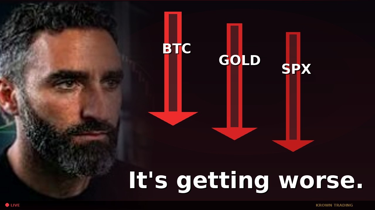 🚨 The Sell-Off Across BTC, Gold, and Stocks Is Just Starting