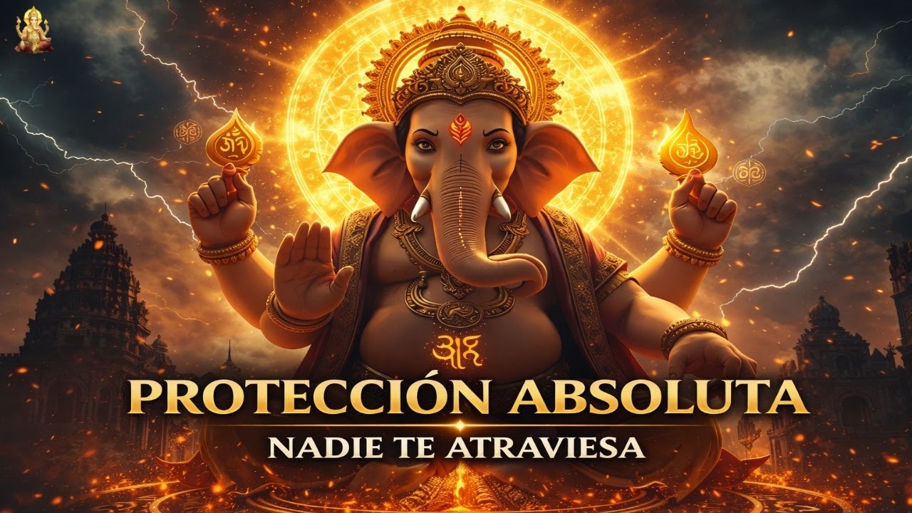 PROTECCIÓN ABSOLUTA ⚡ NADIE TE ATRAVIESA | Mantra de Ganesha Contra Ataques Invisibles