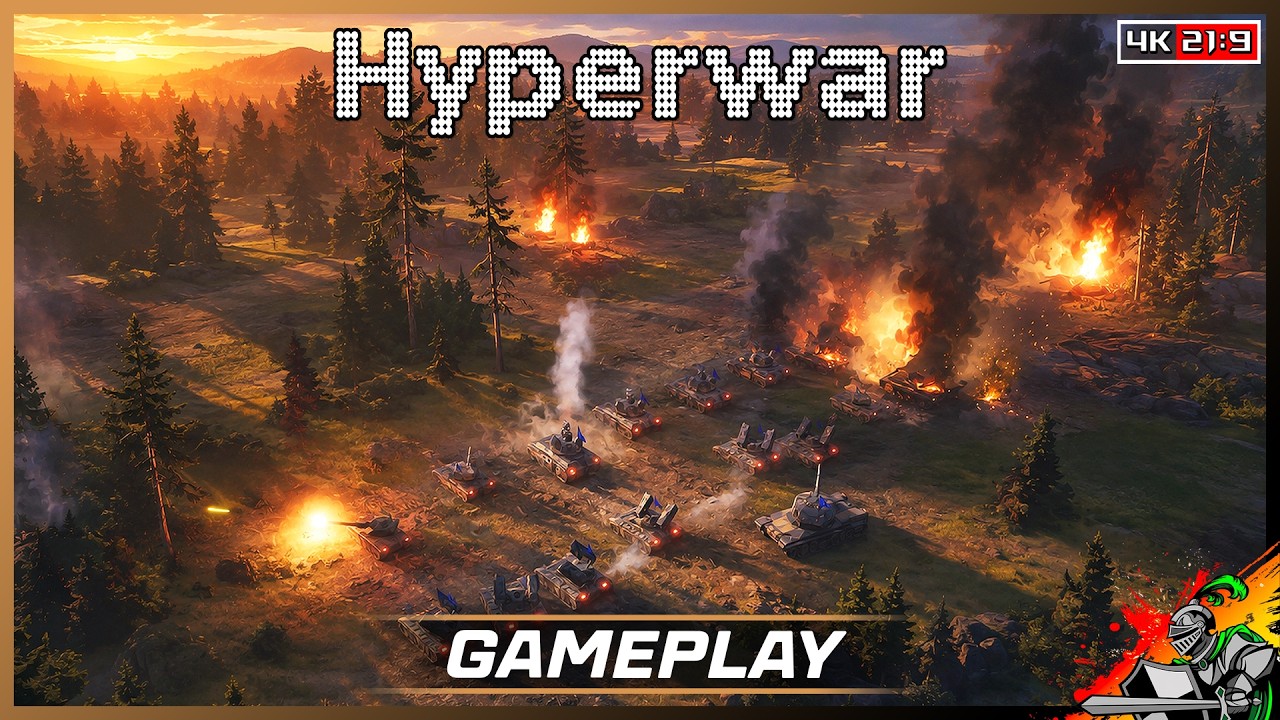 Hyperwar PC Gameplay | Futuristic RTS With Base Building & Massive Battles (No Commentary)