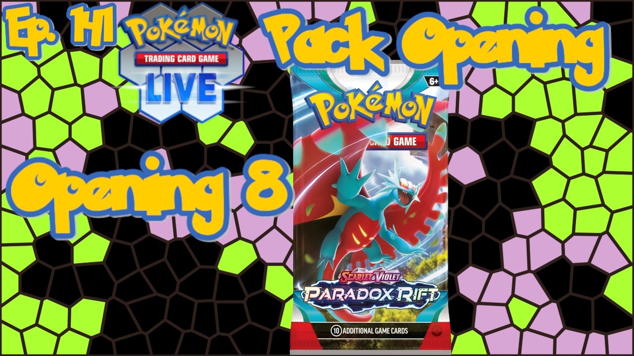 Scorching Bazooka Armarouge - Opening 8 Paradox Rift Packs - TCG Live Ep. 141 #Pokemon
