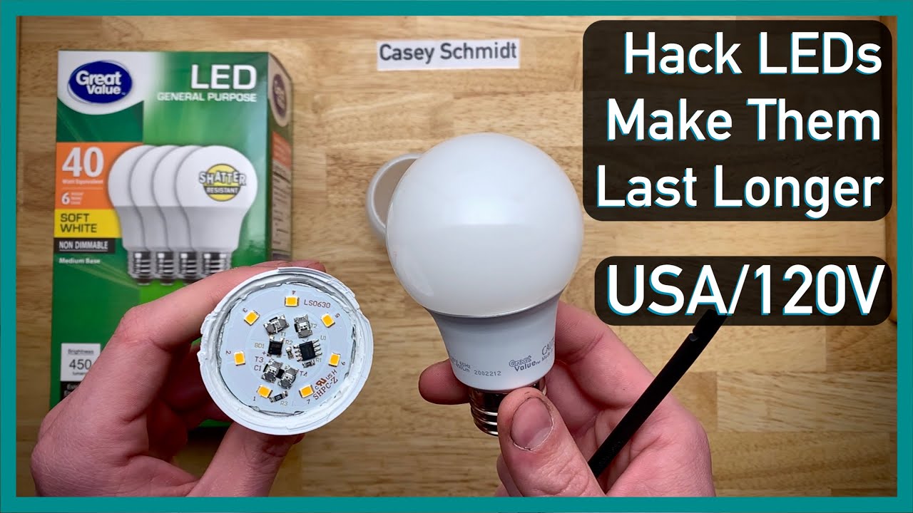 BigClive LED Hack (для США/120 В)