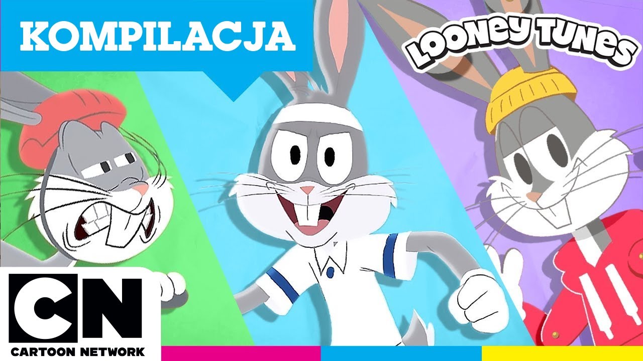 Królik Bugs uprawia sport 🏅 Kompilacja 🏅 To właśnie sport, doktorku | Zwariowane Melodie #Sport