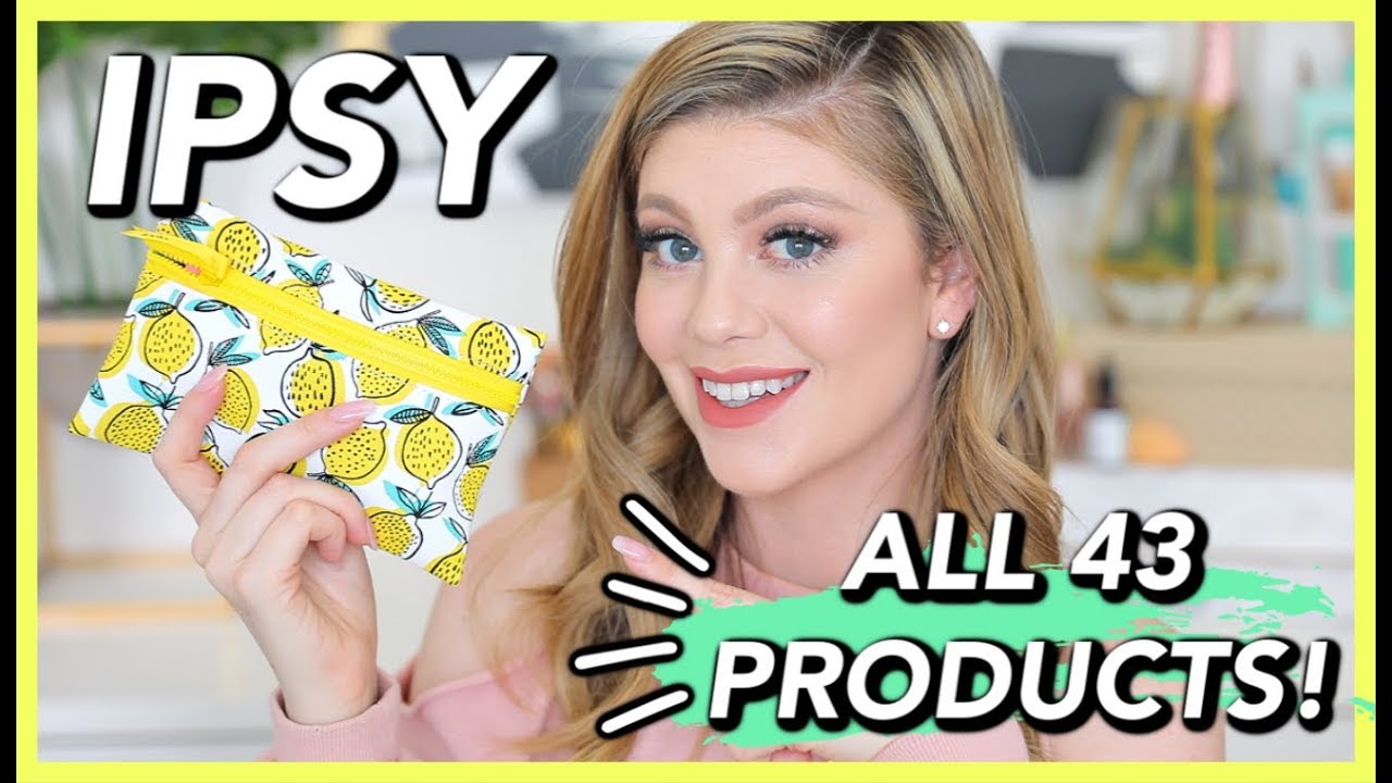 IPSY UNBOXING + TRY ON! | ALL 43 PRODUCTS FOR APRIL 2019
