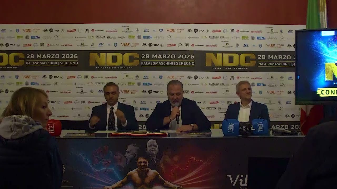 NDC La Notte dei Campioni Conferenza Stampa 2026