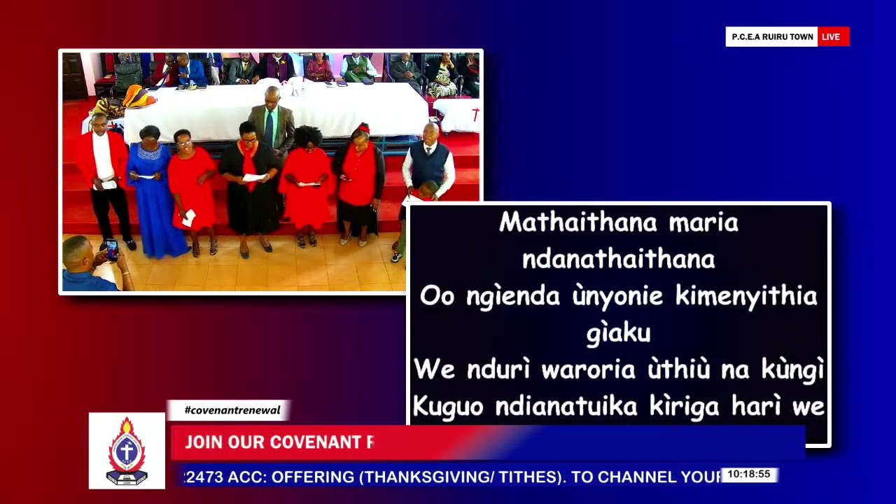 NDINGIRIGANIRWO PERFOMED BY PCEA NGEWE