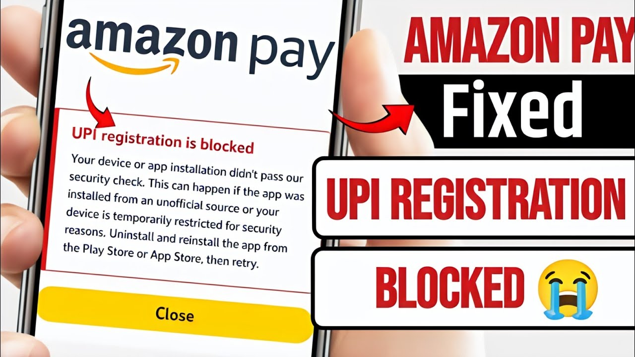UPI Registration Is Blocked in Amazon Pay Problem | How To Fix Amazon Pay UPI Registration Problem 