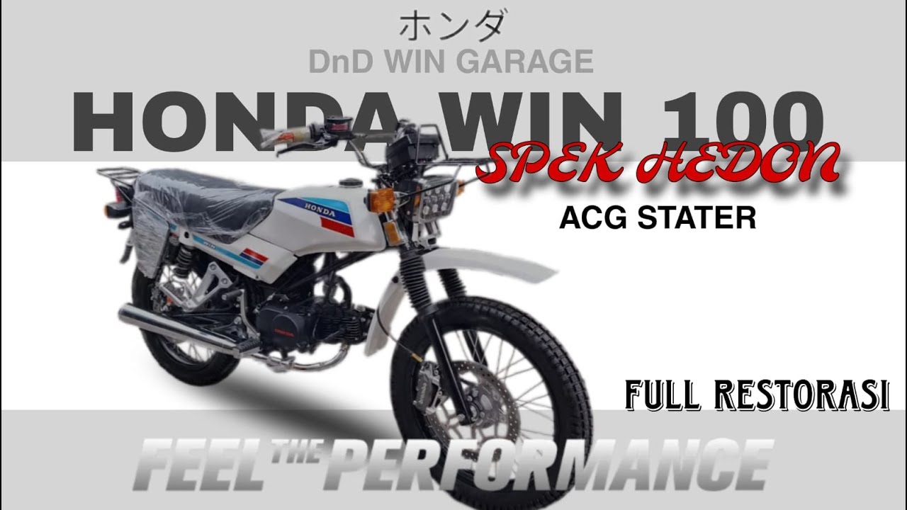 VIRAL MOTOR HONDA WIN ACG STATER SULTAN