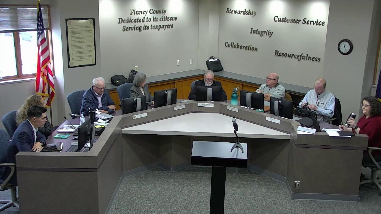 Finney County Commission Regular Session (12-01-2025)