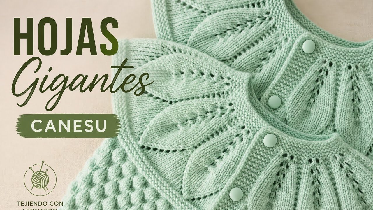 Кокетка с гигантскими листьями/KnittingwithLeonardo