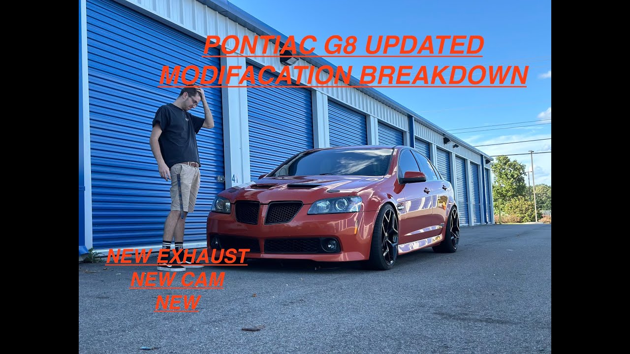 PONTIAC G8 NEW EXHAUST AND???