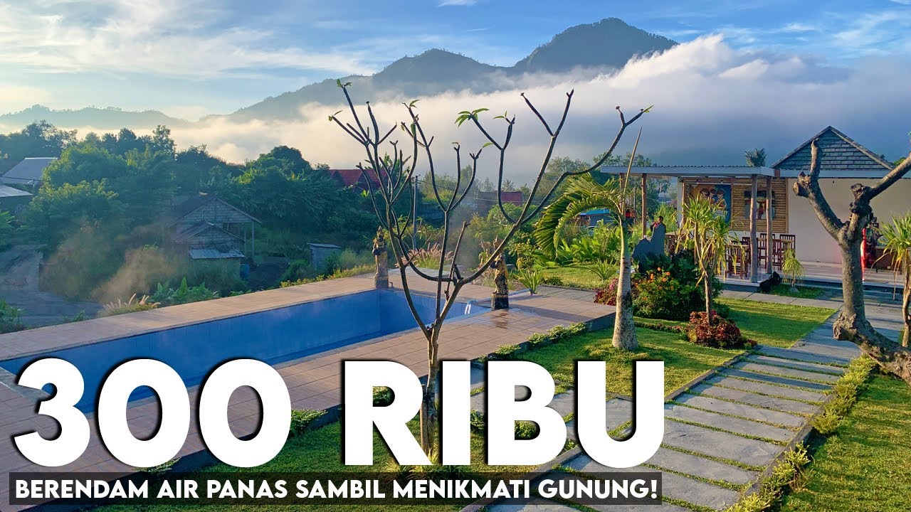 VILLA KOLAM AIR PANAS VIEW GUNUNG! | Review Cottage View Gunung Batur | Kintamani Gold View Bali