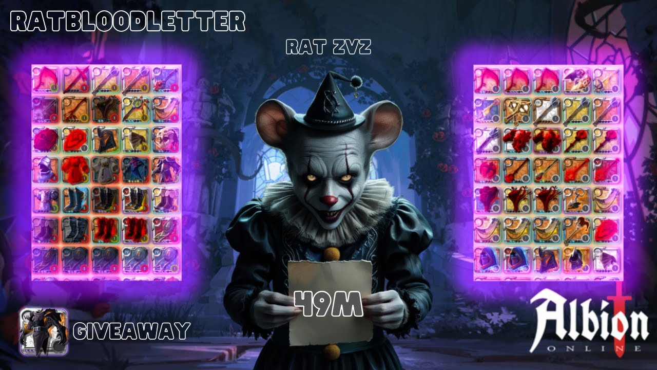 49M IN 1 DAY 🐀 ZVZ RAT🐀 GUCCI KILLS 🐀 ALBION ONLINE