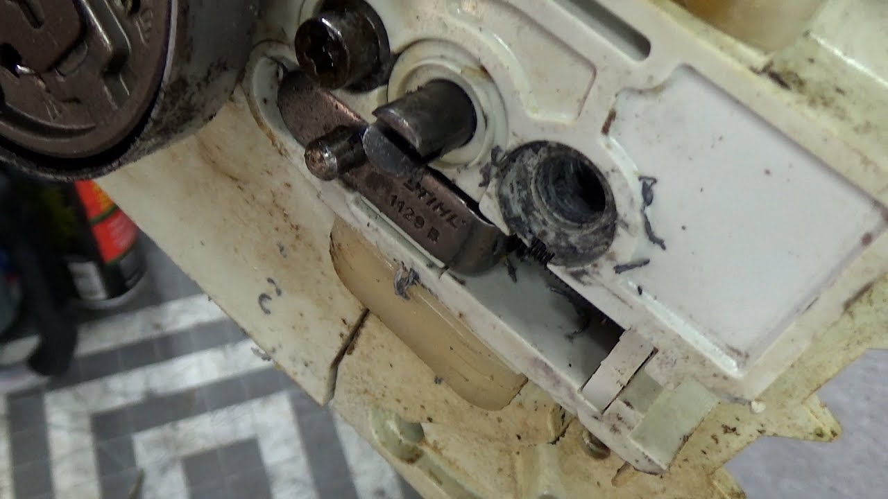 Stihl bar stud repair