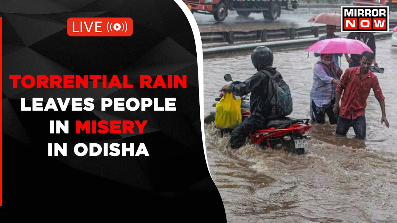 Odisha Rain LIVE: Heavy Rainfall Causes Waterlogging in Bhubaneswar, Cuttack | IMD Issues Red Alert