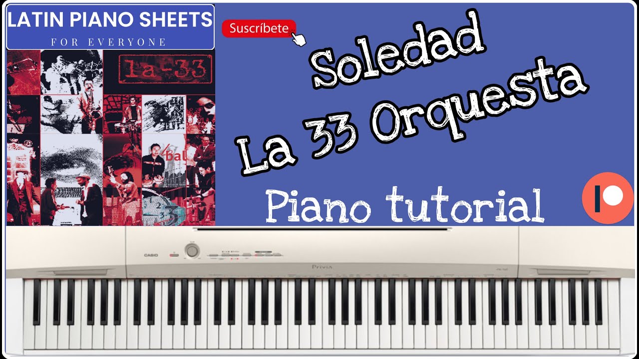 🎹 Soledad - La 33 Orquesta 🎹 - Partitura + Pista + MIDI