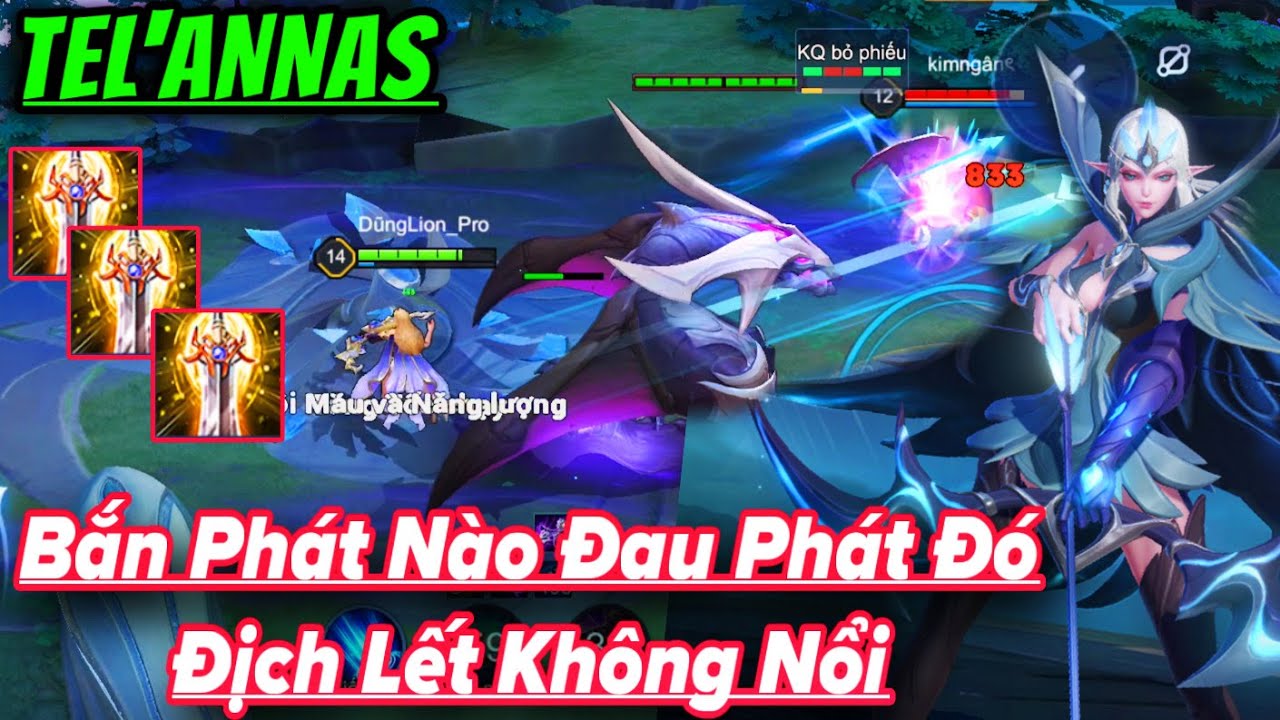 TEL&rsquo;ANNAS Li&ecirc;n Qu&acirc;n || Trang Bị v&agrave; Bảng Ngọc Mạnh Nhất Bắn Địch Lết Kh&ocirc;ng Nổi Ph&aacute;t N&agrave;o Thấm Ph&aacute;t Đ&oacute;